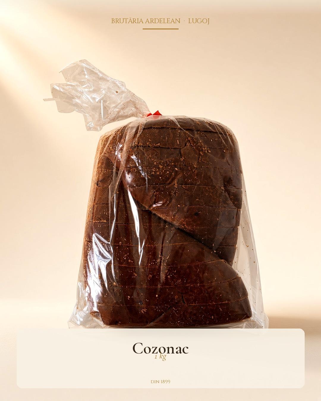 Cozonac asortat 1 kg, ambalat, Brutăria Ardelean Lugoj