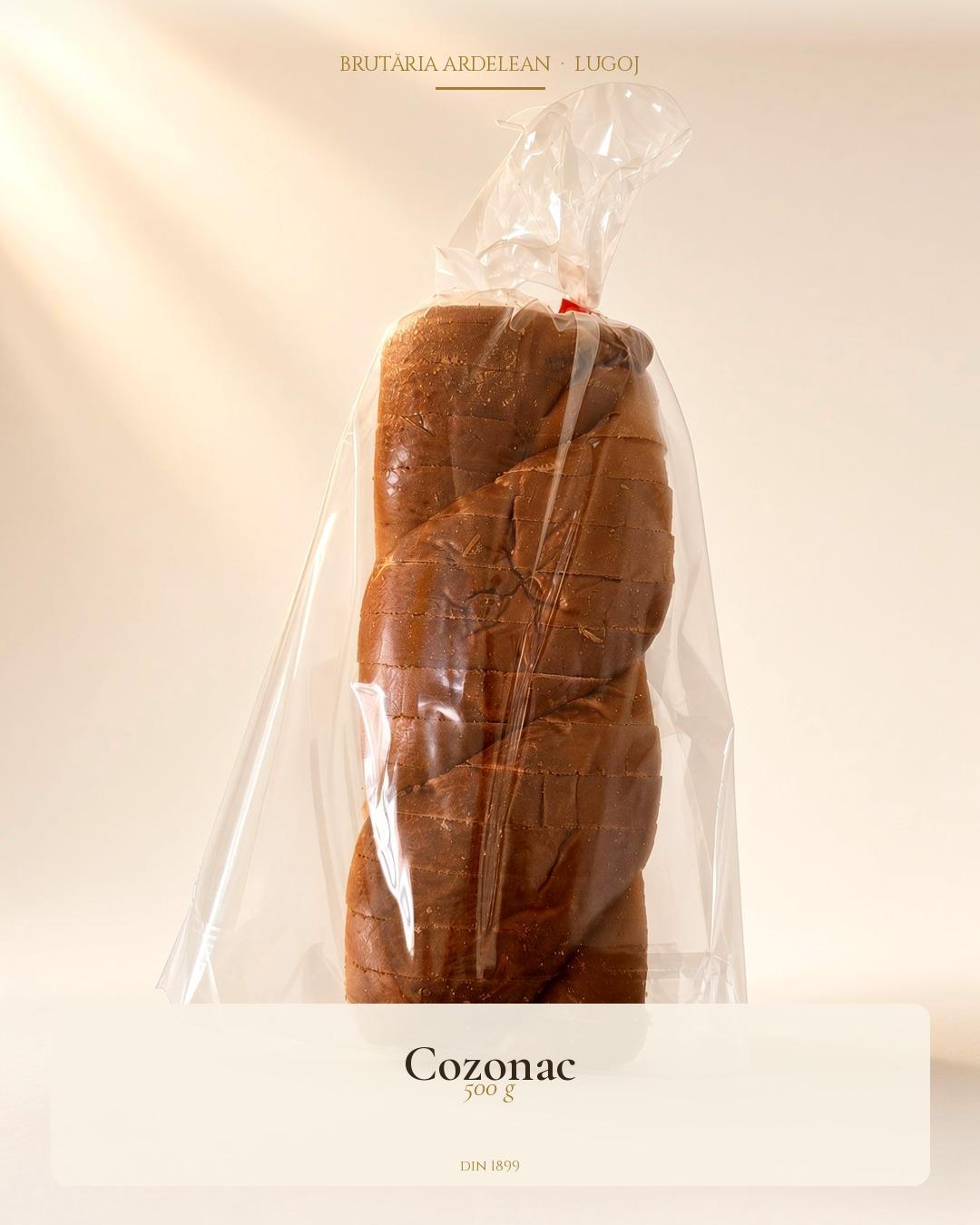 Cozonac 500 g, ambalat, Brutăria Ardelean Lugoj