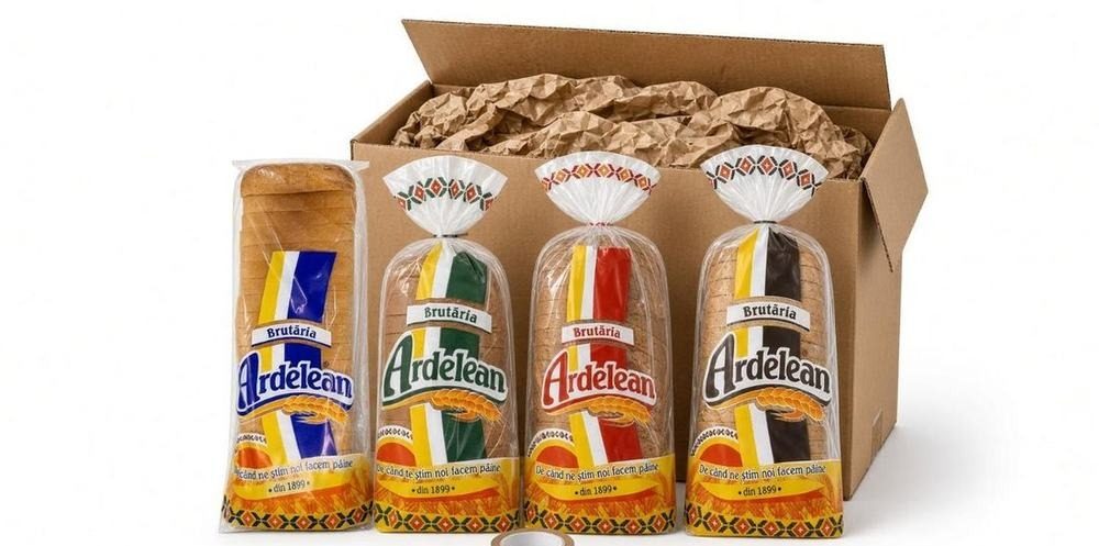 Pachet cu patru sortimente de pâine, Brutăria Ardelean Lugoj