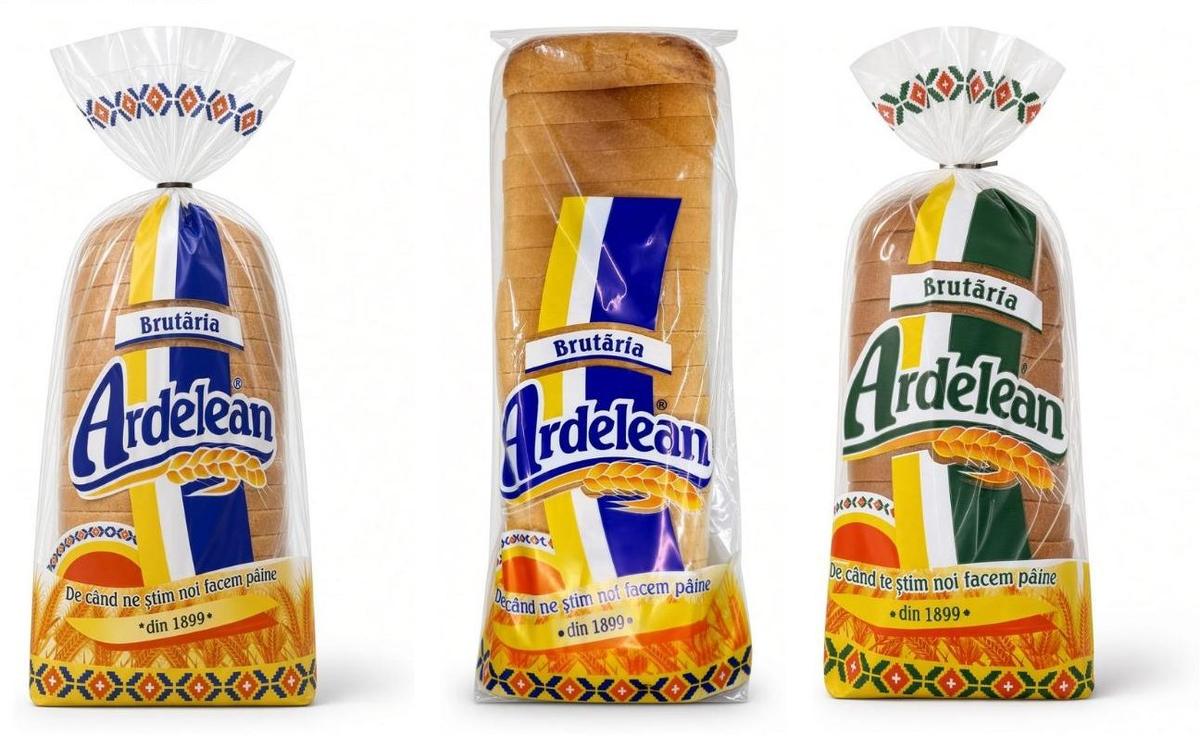 Pachet de 3 pâini: albă, toast și secară, Brutăria Ardelean
